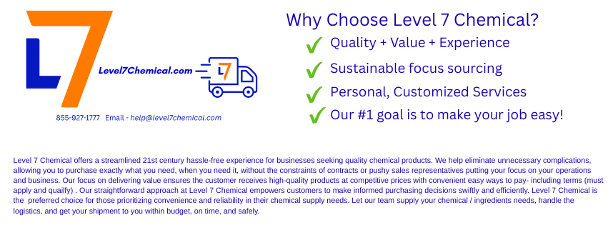 Why Choose Level 7 Chemical